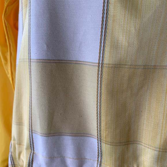 F.WORDS Yellow White Mixed Patterns Windbreaker Jacket - Picture 5 of 6